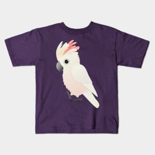 Salmon-crested cockatoo Kids T-Shirt